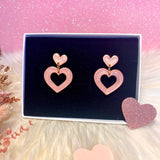 PRETTY (pink) - Boucles d'oreilles