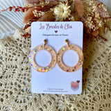 Cercles paillettes - boucles d’oreilles (11 couleurs)