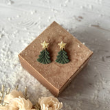 SAPIN VERT - Boucles d'oreilles