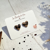 boucles d’oreilles puces coeur