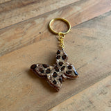 (Pré-commande) porte-clés papillon léopard