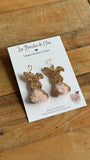 (Pré-commandes) boucles d’oreilles - lapins pompons