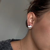 Puces de Noël - (une paire) boucles d’oreilles