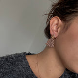 SAPIN MARRON - Boucles d'oreilles