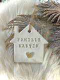 Maison personnalisable FAMILLE (+ nom) 8 lettres maxi