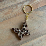 (Pré-commande) porte-clés papillon léopard