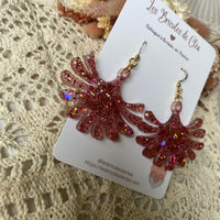 Salsa paillettes - boucles d’oreilles (10 couleurs)