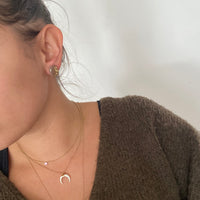 Puces OVALE édition « éclats de noisette » - boucles d’oreilles