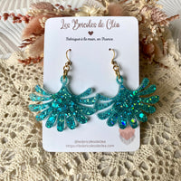 Salsa paillettes - boucles d’oreilles (10 couleurs)