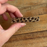 (Pré-commande) barrette plate léopard