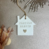 Maison personnalisable FAMILLE (+ nom) 8 lettres maxi