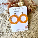 Cercles paillettes - boucles d’oreilles (11 couleurs)