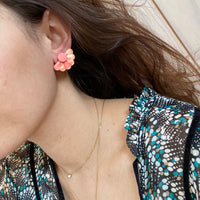 MADAGASCAR Corail - Boucles d'oreilles